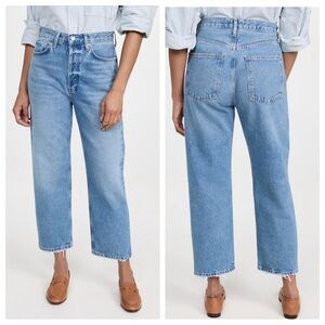 Agolde Women's Straight Leg Jeans - Light Blue